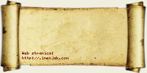 Emilija Bijelić vizit kartica